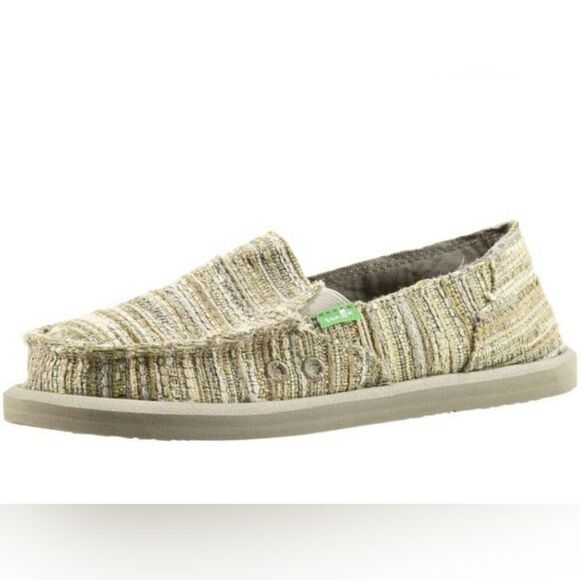 Sanuk Womens sidewalk surfer slip on loafer size 8 - Picture 1 of 9